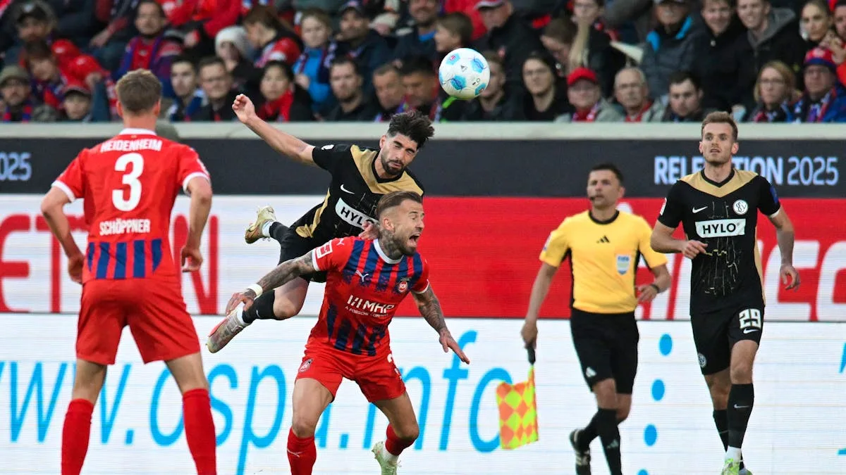 Barrage Bundesliga : Heidenheim arrache le nul face à Elversberg