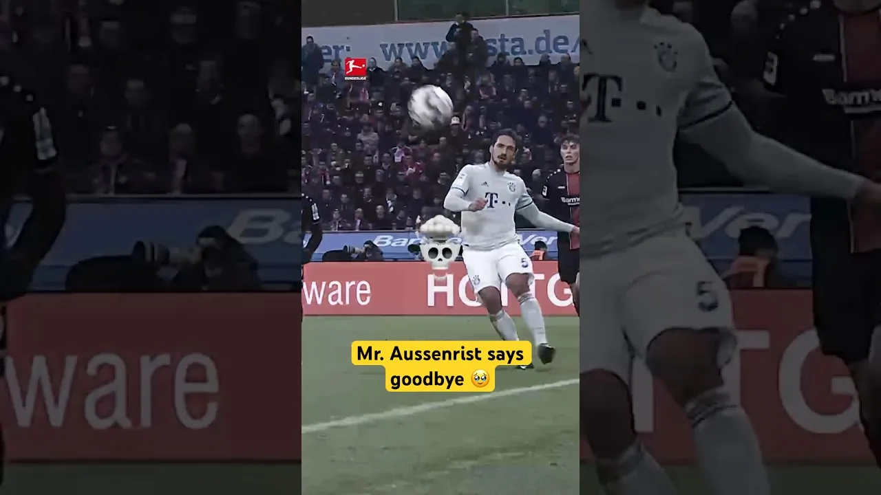 Mats Hummels en quittant la scène! 😮💨🫶👏