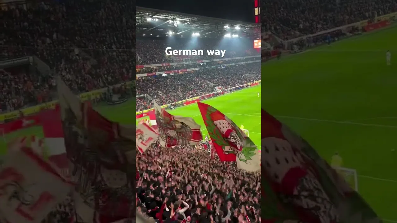 The German way 🇩🇪 #football #germany #fans #bundesliga #europe
