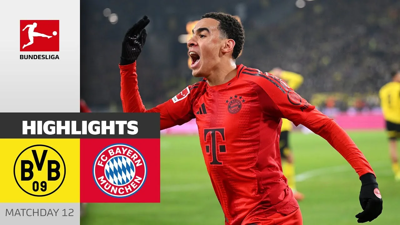 L’en-tête Musiala sauve un point ! | Borussia Dortmund – FC Bayern Munich 1-1 | Faits saillants | 12ème journée