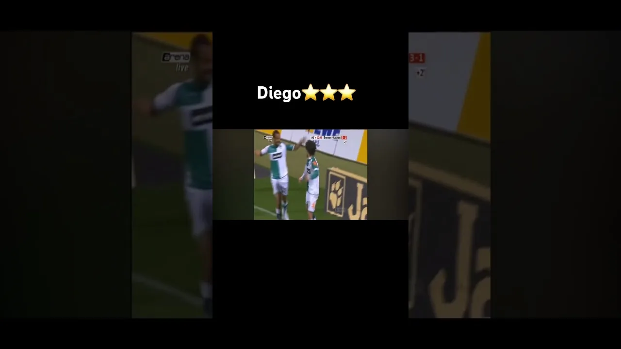 Diego‘s legendärer Treffer aus 62,5m 2007 #diego #bundesliga #werderbremen #shorts #fyp