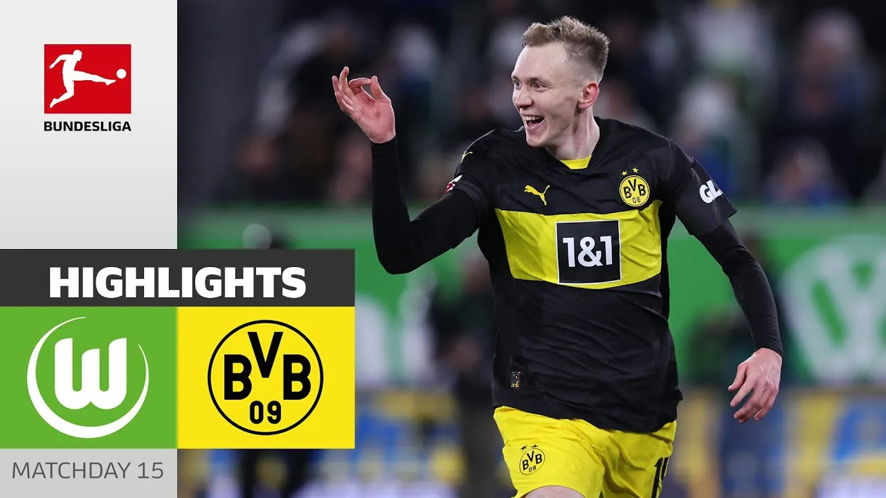 Première victoire à l’extérieur ! | VfL Wolfsbourg – Borussia Dortmund | Faits saillants | 15e journée – Bundesliga 2024/25