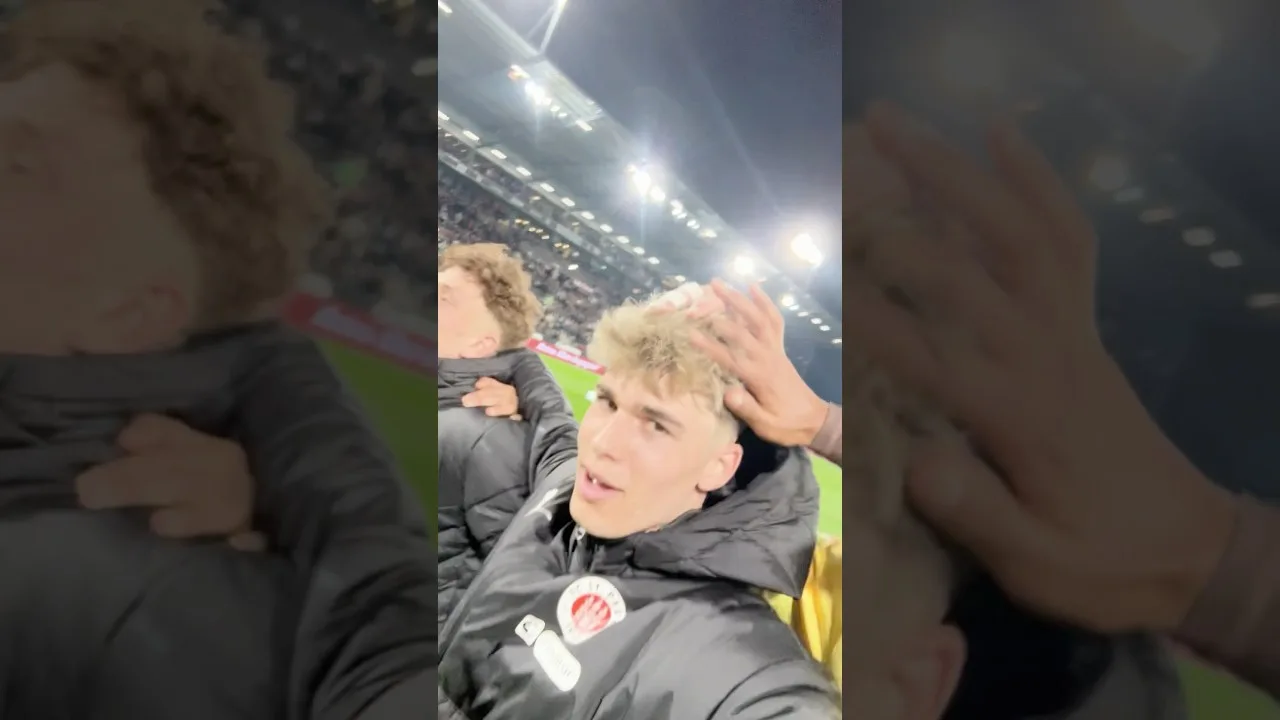 Grüße von Noah und den Jungs 😍🏴☠️ #fcsp #bundesliga #stpauli