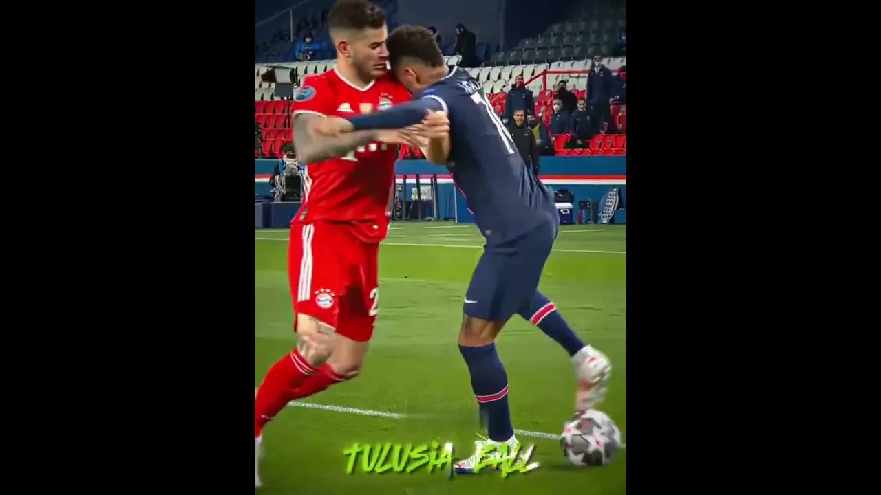 Inilah Skill Neymar saat di PSG melawan Bayern Munchen ☠️
