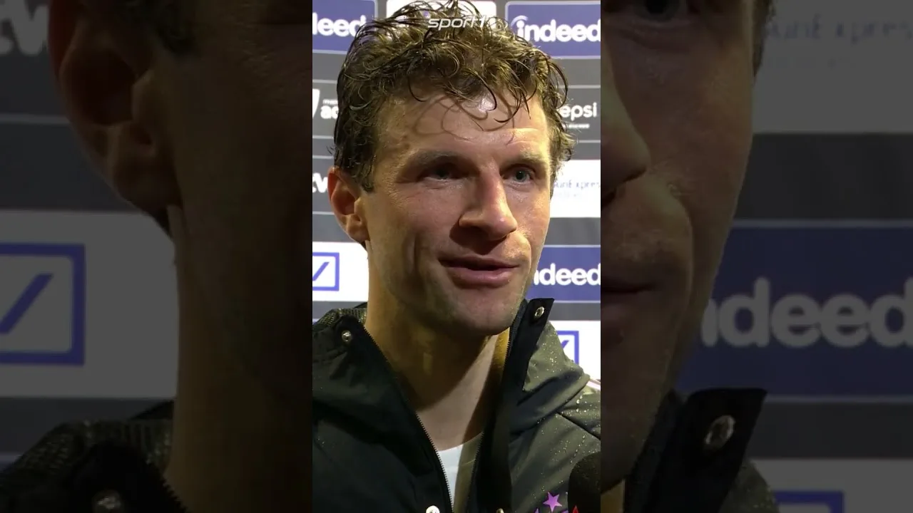 Müller kontert Reporter: « Wir beide lieben unseren Job! » #shorts #müller #fcbayern #fußball #sport1