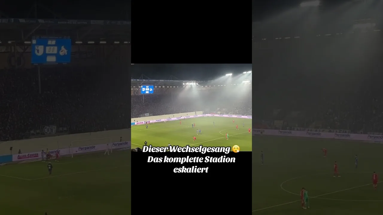 Dieser Wechselgesang 😮💨 #bundesliga #ultras #fußball #fans #fcmagdeburg #magdeburg