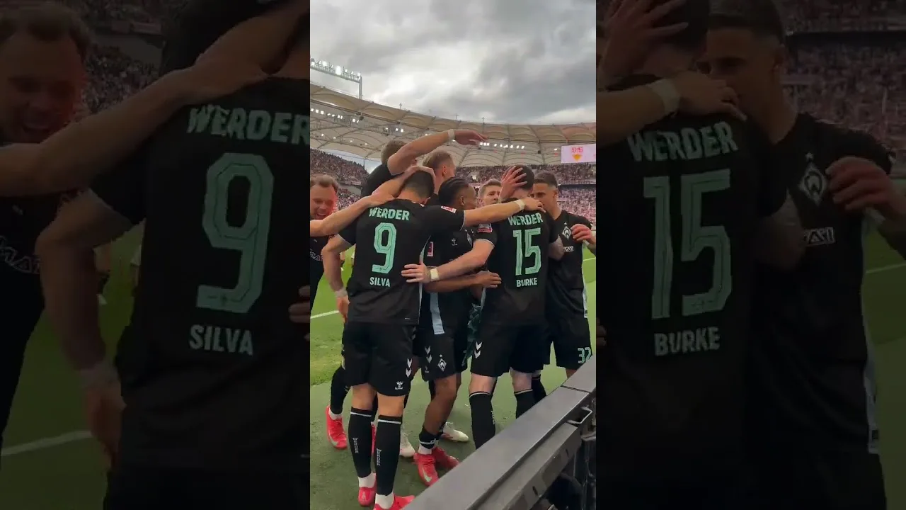 Objectif de la victoire d’un point de vue de Wadmin 😍🏴 #bundesliga #football #werderbremen