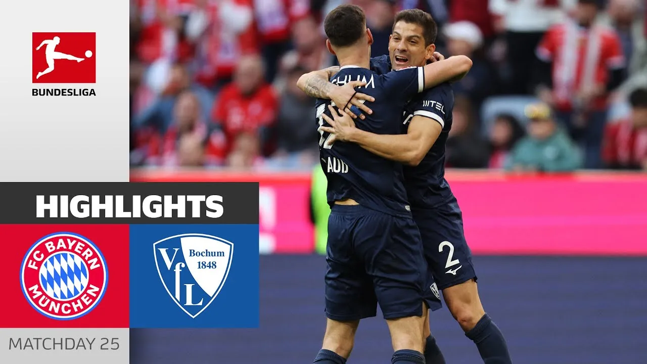 Victoire de bochum sensationnel! | FC Bayern Munich – VFL Bochum 1848 2-3 | HL | Matchday 25 – BL 24/25