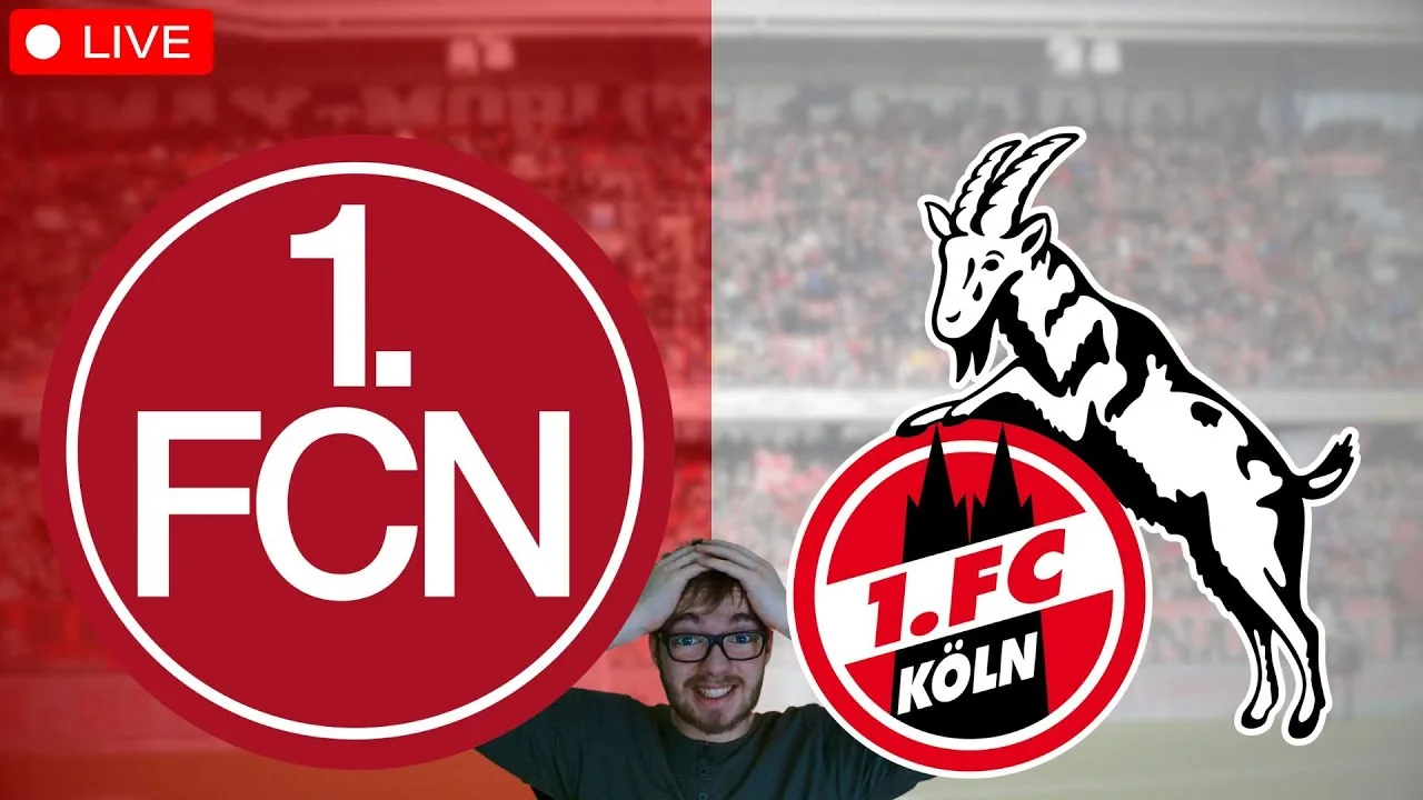 1. FC Nürnberg – 1. FC Köln | 2. Bundesliga en direct