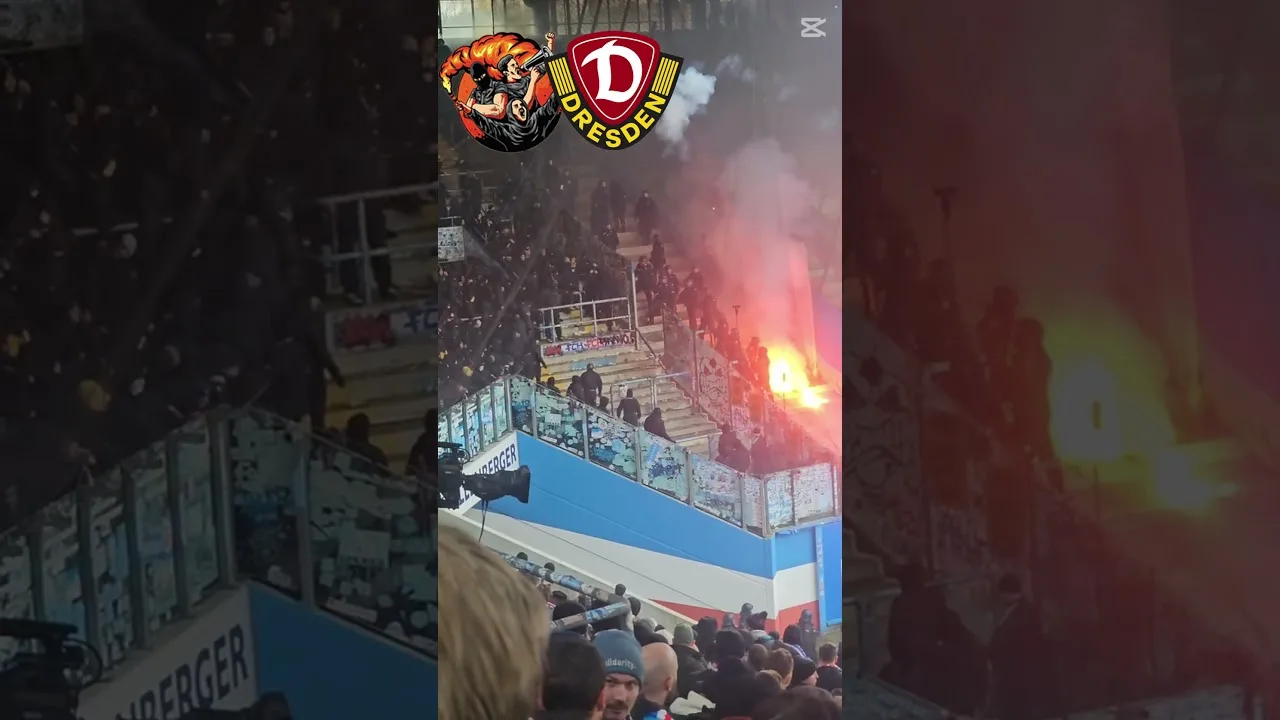 Hansa Rostock – Dynamo Dresden #ultras #bundesliga #soccer #derby #cr7 #messi