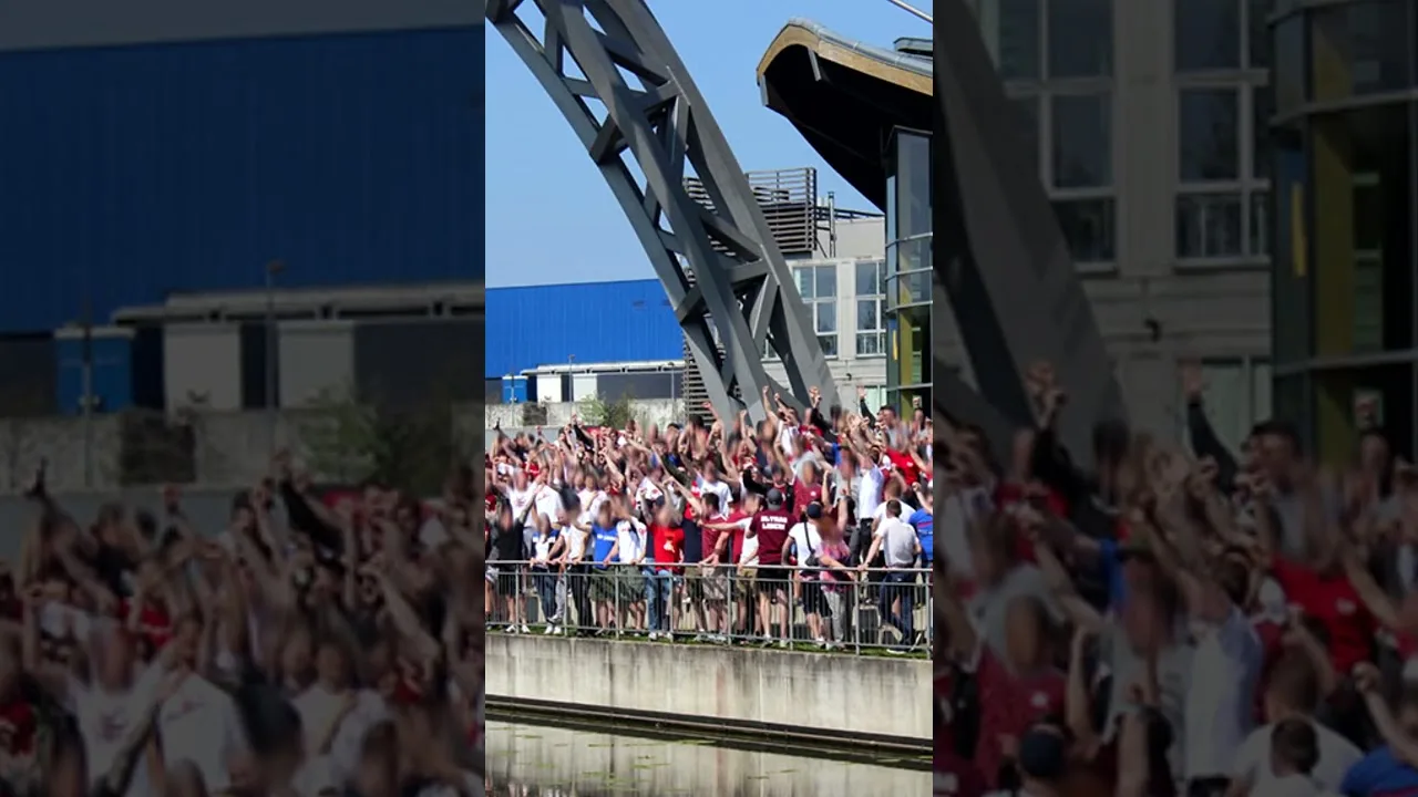 Als Bayern vor der Nordkurve von Schalke auftauchte #ultras #bundesliga #bayern #fußball #s04