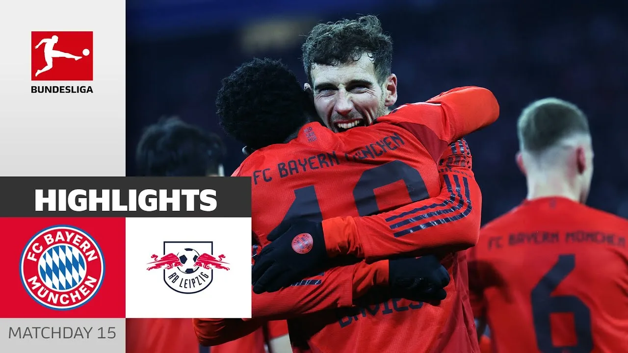 Masterclass de Bavière ! | FC Bayern Munich – RB Leipzig | Faits saillants | 15e journée – Bundesliga 2024/25