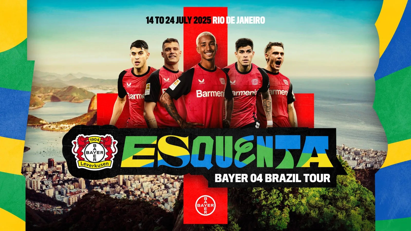 Bayer Leverkusen tiendra la pré-saison au Brésil entre le 14 et le 24 juillet à Rio de Janeiro