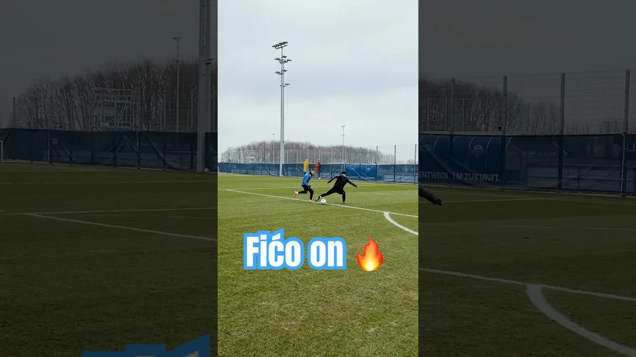 Erst Tunnel, dann Tor 🎯– Filip Bilbija am Kochen 👨🍳 #training #bundesliga