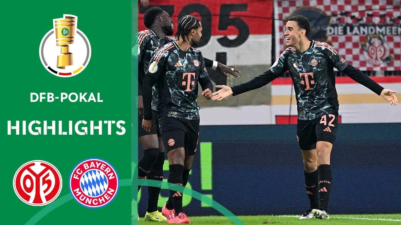 Tour du chapeau de Musiala ! | 1. FSV Mayence 05 contre FC Bayern Munich 0-4 | Faits saillants | Coupe DFB, 2e tour
