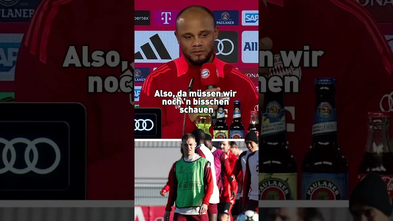 « Expliquez … » ❄️😂 #fcbayern #bundesliga #football #kompany #ytshorts