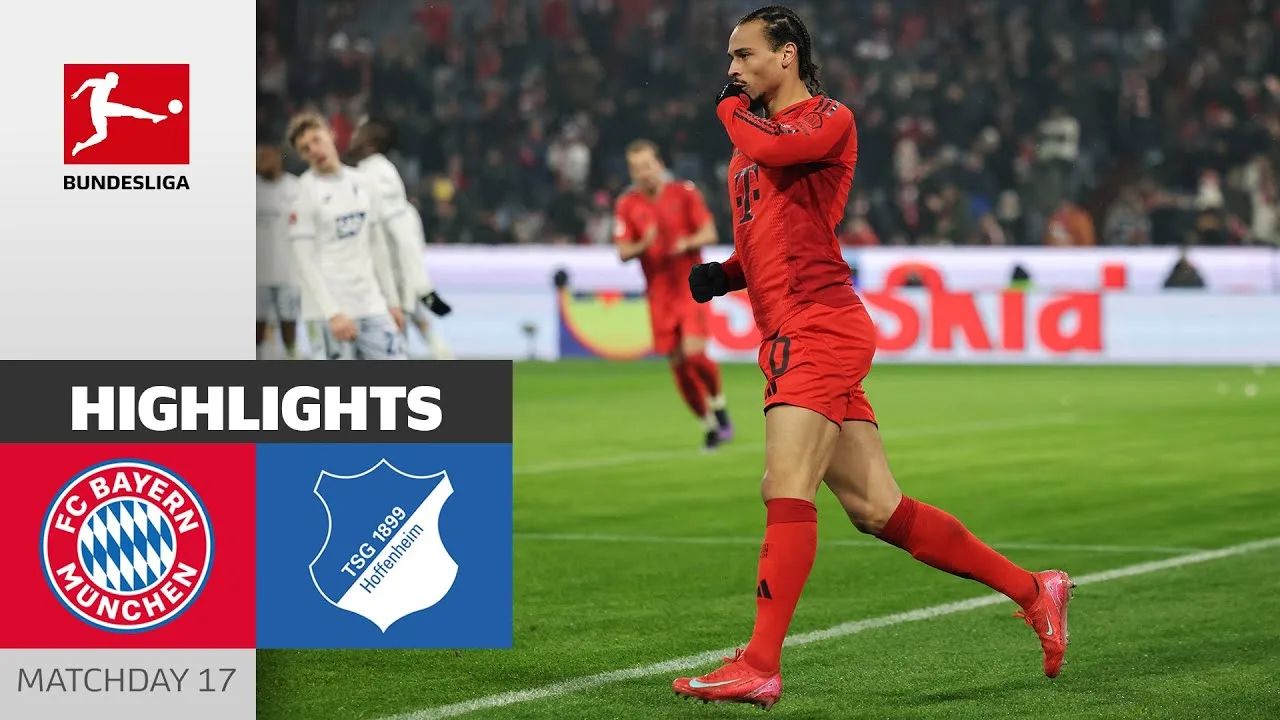 Grosse victoire à la maison ! | FC Bayern Munich – TSG Hoffenheim 5-0 | Faits saillants | MD17 – Bundesliga
