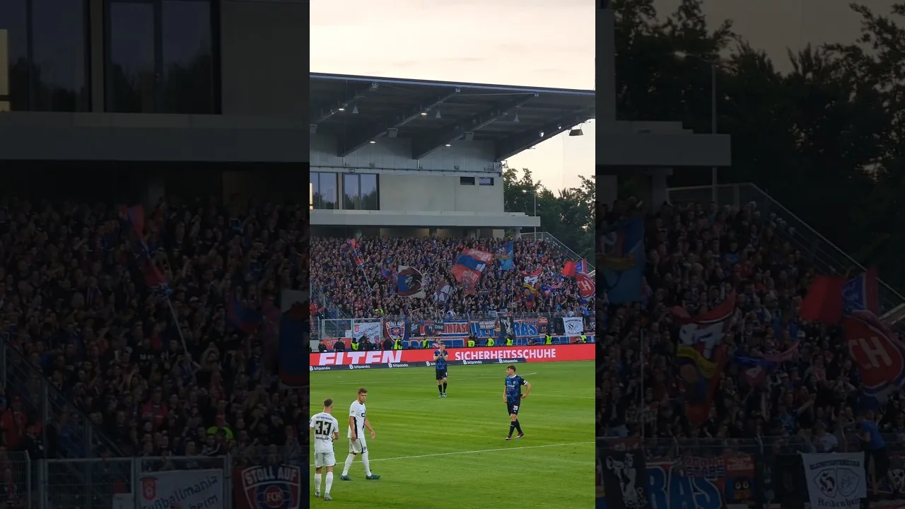 „Gemeinsam stehen wir heut’ in der Kurve »🏟️📢 #heidenheim #fch #ultras #fans #bundesliga #fußball
