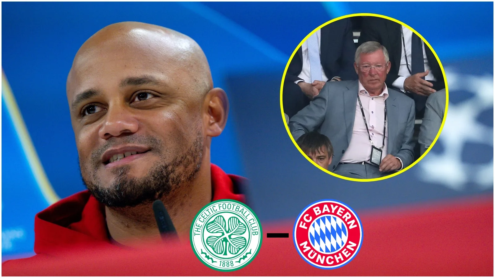 La divulgation de Vincent Kompany avant le Celtic – Bayern Munich: « Sir Alex Ferguson était là pour me suivre! »
