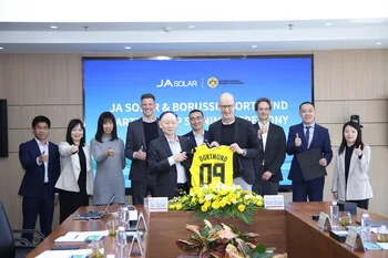 JA Solar et Borussia Dortmund annoncent un partenariat stratégique et lancent un projet conjoint majeur