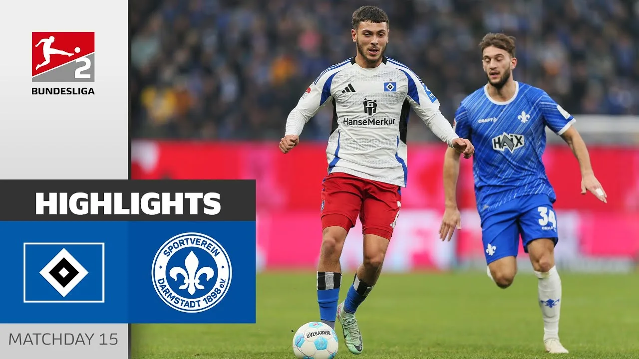Tout carré ! | Hambourg SV – SV Darmstadt 98 2-2 | Faits saillants | 15e journée – Bundesliga 2 2024/25