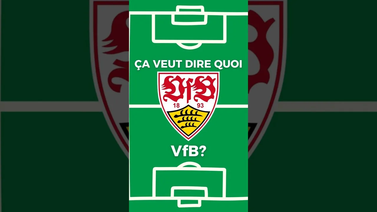 Ça veut dire quoi VfB ? #bundesliga