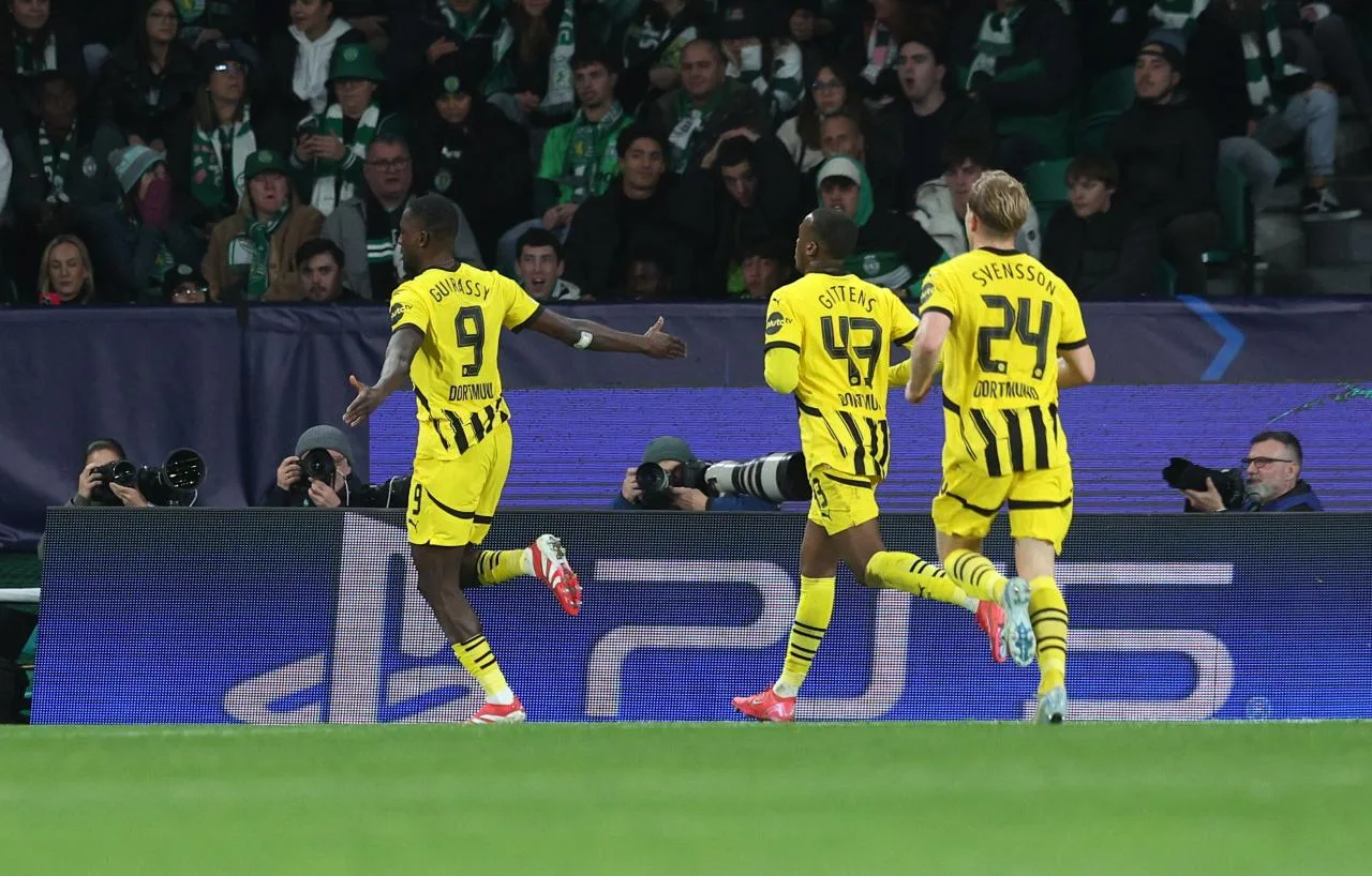 Borussia Dortmund Blitz Sporting CP dans la déroute de la deuxième demie
