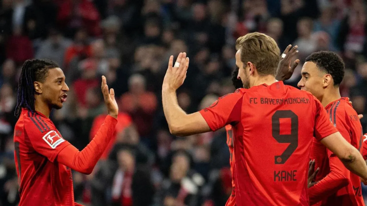 Score de football de prédiction FC Bayern Munich vs Eintracht Francfort en Ligue allemande, dimanche (23/2) 2025